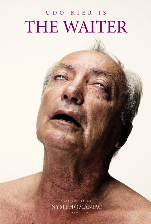 Udo Kier en un póster de 'Nymphomaniac'