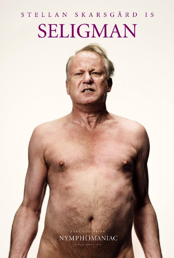 Stellan Skarsgård en un póster de 'Nymphomaniac'