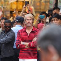 Michael Bay en el rodaje de 'Transformers 4: La era de la extinción' en Hong Kong