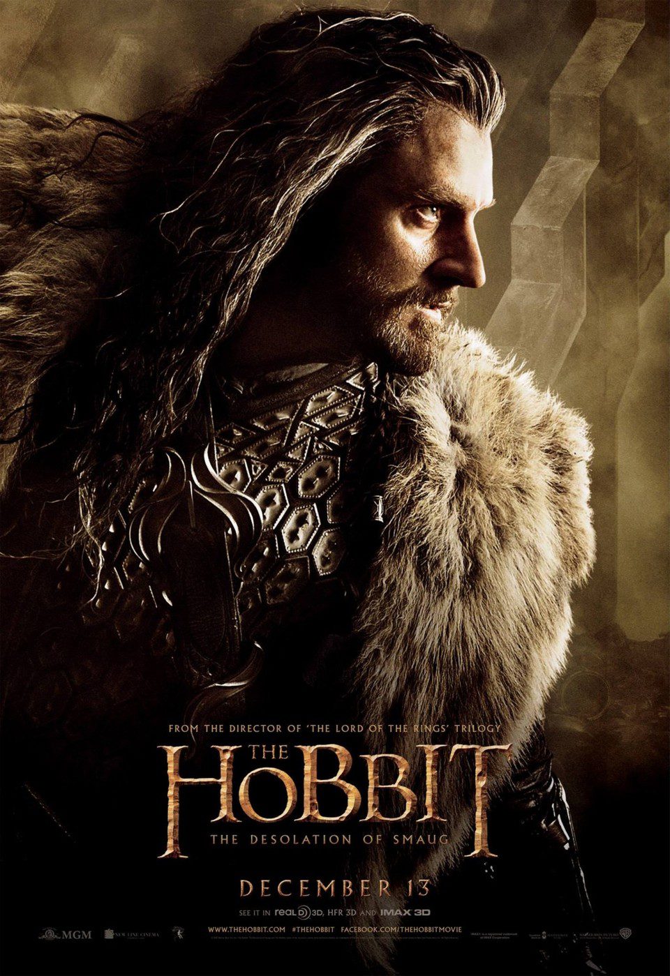 Póster de Richard Armitage en 'El Hobbit: La desolación de Smaug'