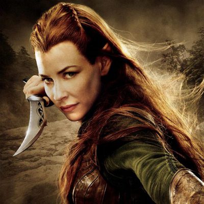 Póster de Evangeline Lilly en 'El Hobbit: La desolación de Smaug'