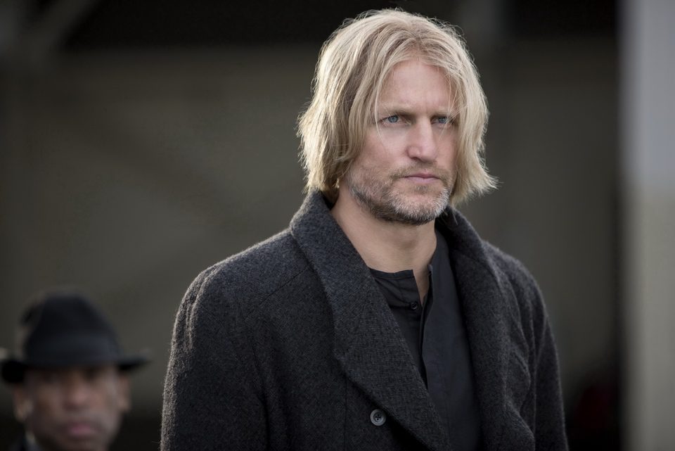 Haymitch Abernathy (Woody Harrelson) en 'Los Juegos del Hambre: En llamas'