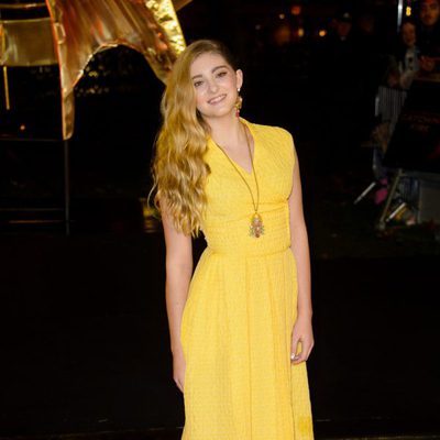 Willow Shields en la premiere mundial de 'Los Juegos del Hambre: En llamas' en Londres