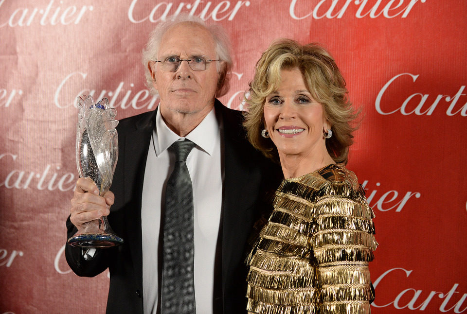 Bruce Dern y Jane Fonda en la gala de premios del Festival Internacional de Palm Springs