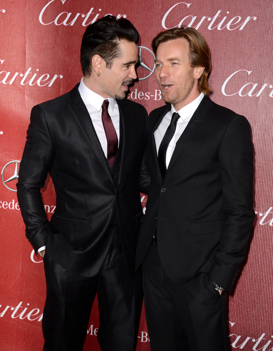 Colin Farrell y Ewan McGregor en la gala de premios del Festival Internacional de Palm Springs