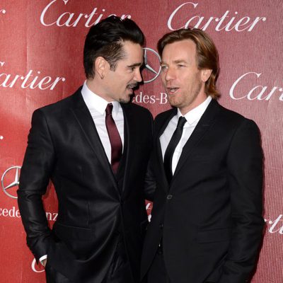 Colin Farrell y Ewan McGregor en la gala de premios del Festival Internacional de Palm Springs