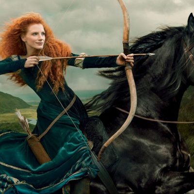 Jessica Chastain como Merida de 'Brave (Indomable)'