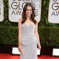 Emilia Clarke en los Globos de Oro 2014