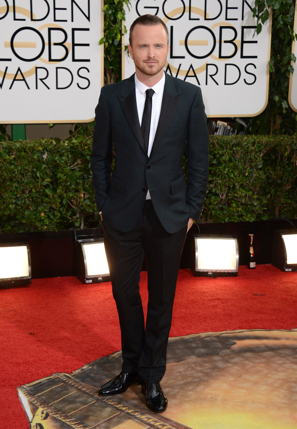 Aaron Paul en los Globos de Oro 2014