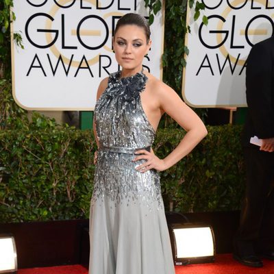 Mila Kunis en los Globos de Oro 2014