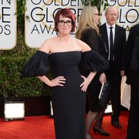 Megan Mullally en los Globos de Oro 2014