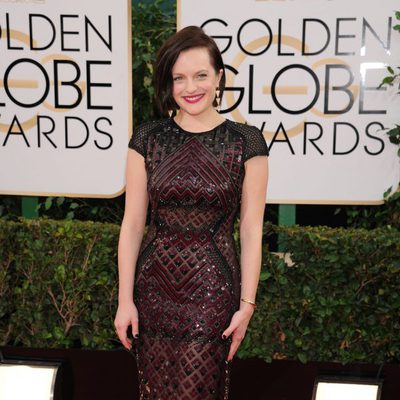 Elisabeth Moss en los Globos de Oro 2014