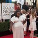 Gabourey Sidibe en los Globos de Oro 2014