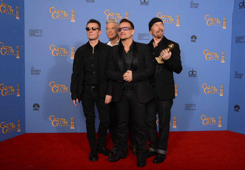 U2, mejor canción en los Globos de Oro 2014