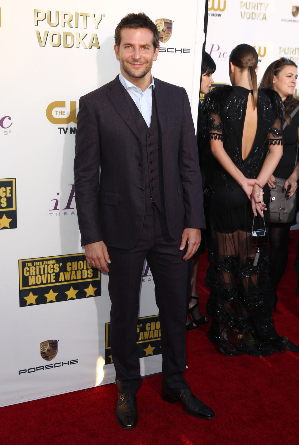 Bradley Cooper a su llegada a la gala de los Critics' Choice Movie Awards 2014