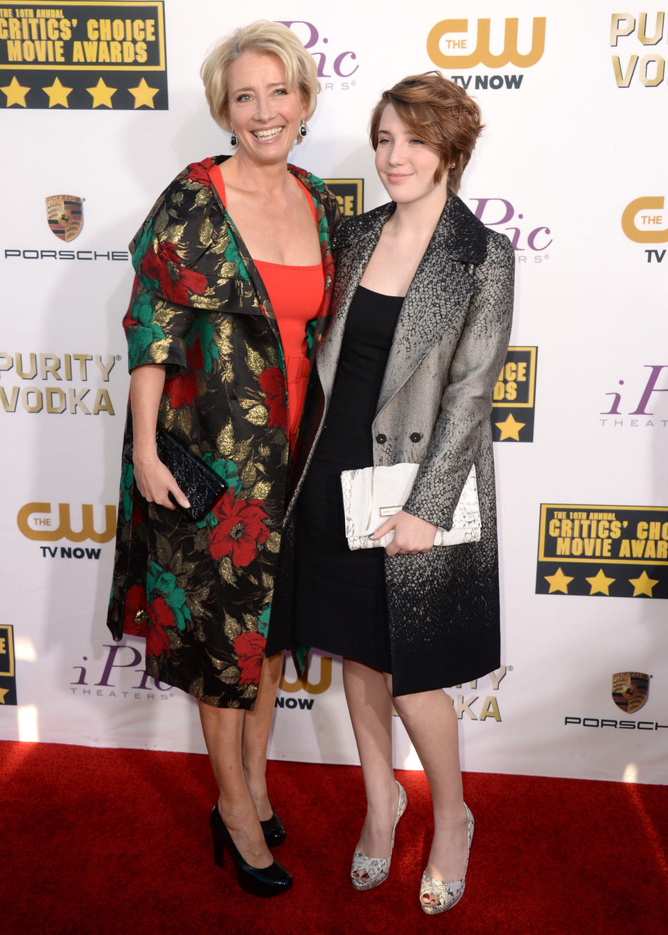 Emma Thompson a su llegada a la gala de los Critics' Choice Movie Awards 2014