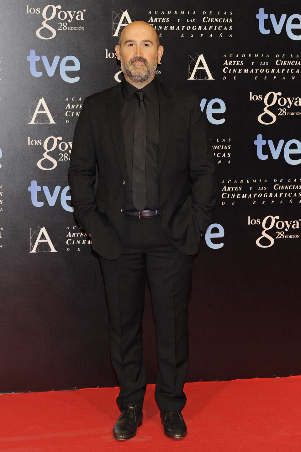 Javier Cámara en la alfombra roja de la fiesta de los nominados a los premios Goya 2014