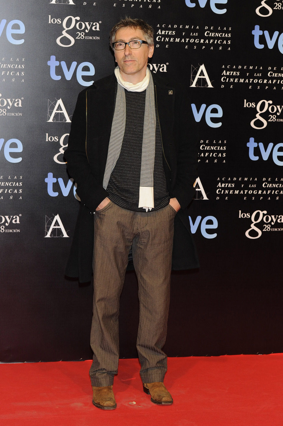 David Trueba en la alfombra roja de la fiesta de los nominados a los premios Goya 2014