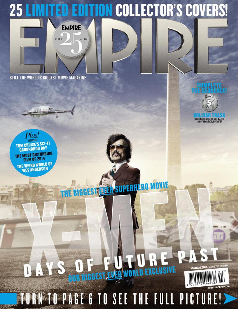 Portada de Bolivar Trask de 'X-Men: Días del futuro pasado'