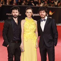 Ricardo Sorogoyen, Aura Garrido y Javier Pereira en los Premios Feroz 2014