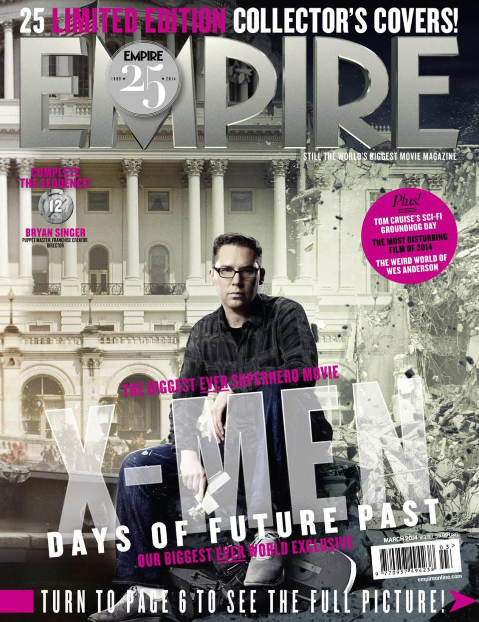 Portada de Bryan Singer, director de 'X-Men: Días del futuro pasado'