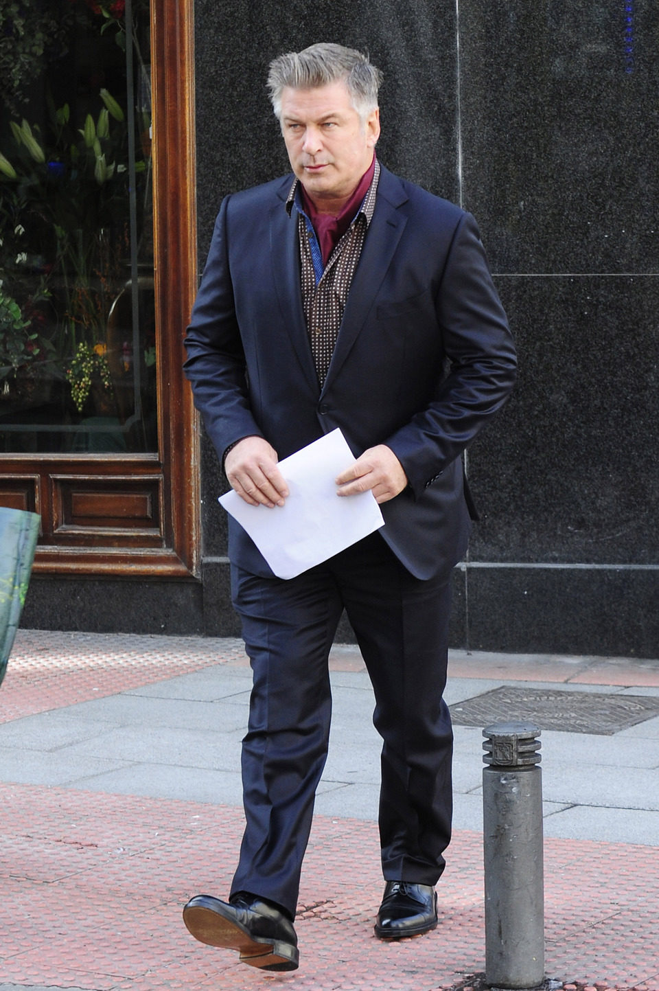 Alec Baldwin en el set de rodaje de 'Torrente 5'