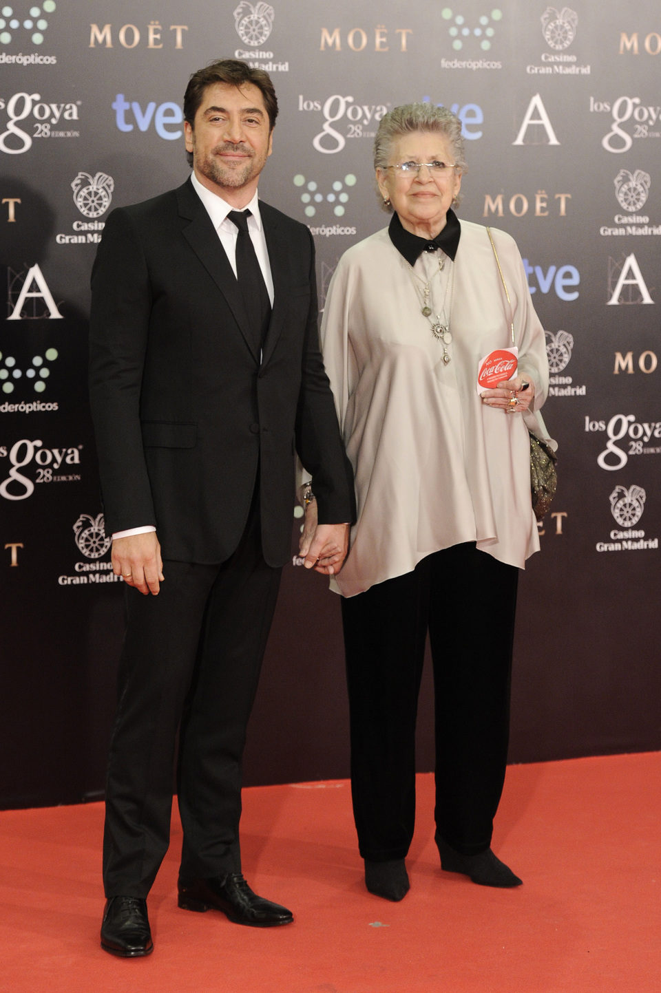 Javier Bardem y Pilar Bardem en los Goya 2014