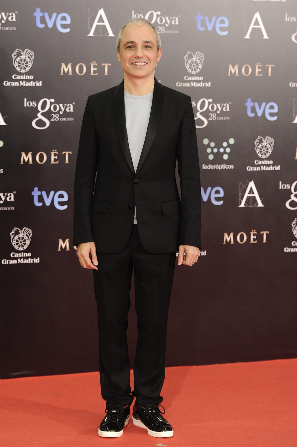 Pablo Berger en la alfombra roja de los Goya 2014