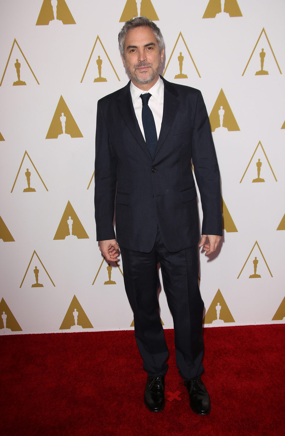 Alfonso Cuarón en el almuerzo de los nominados a los Premios Oscar 2014