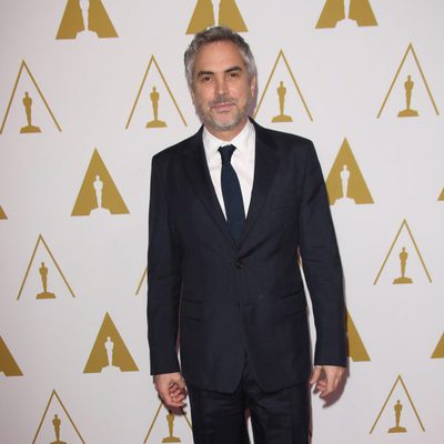 Alfonso Cuarón en el almuerzo de los nominados a los Premios Oscar 2014