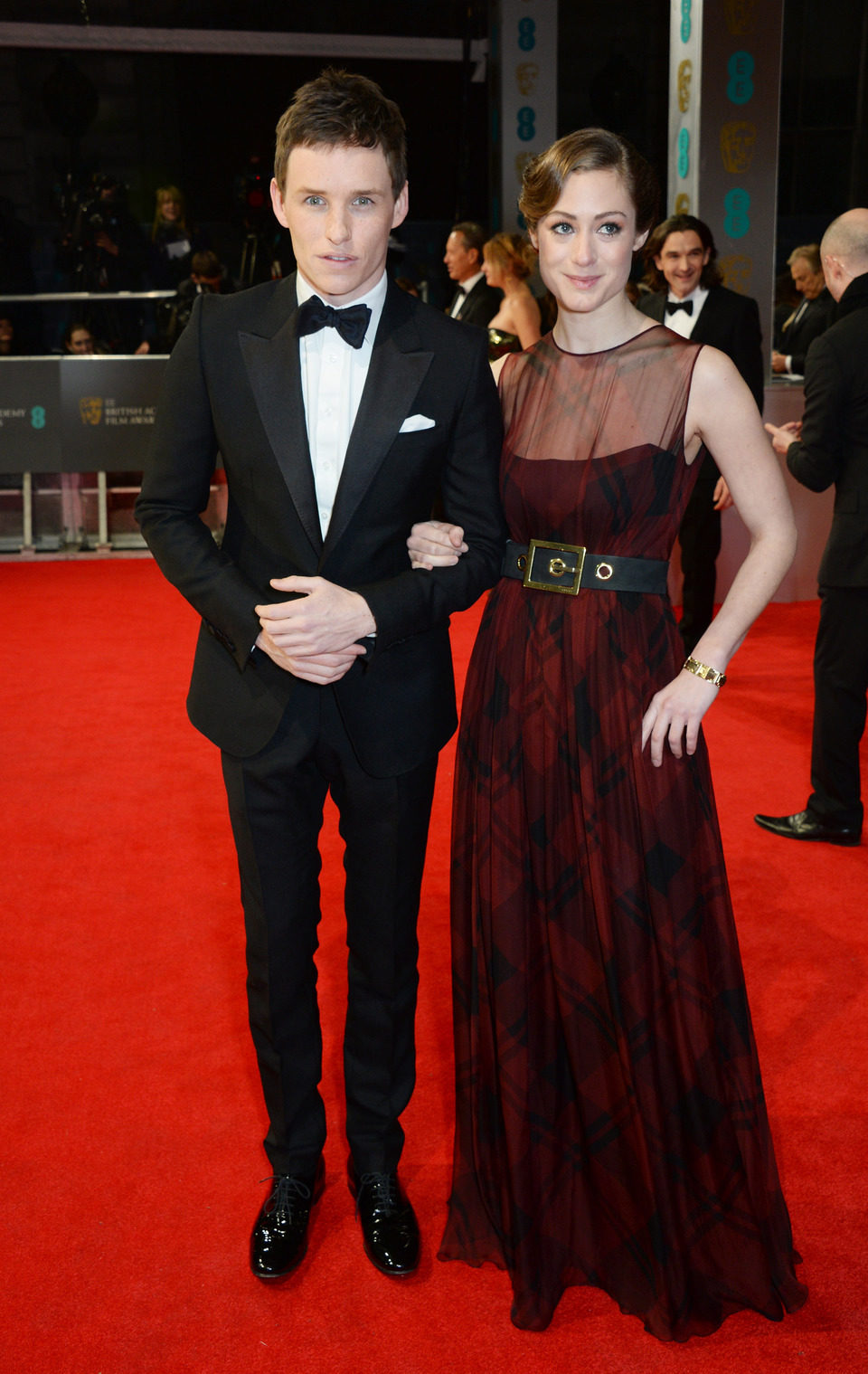 Eddie Redmayne en los Premios BAFTA 2014