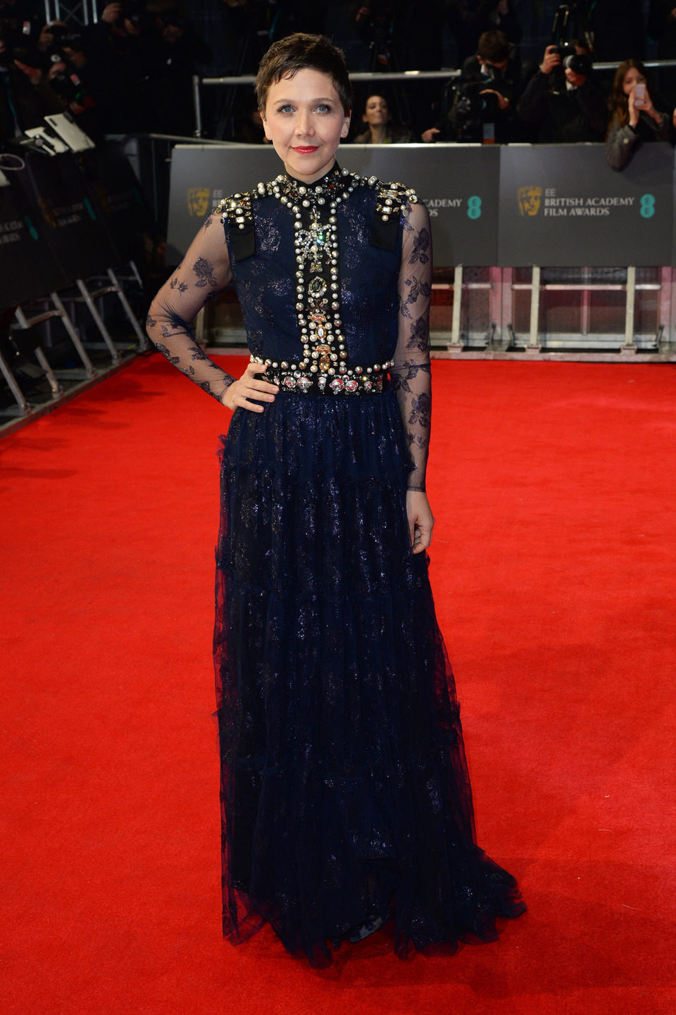 Maggie Gyllenhaal en los Premios BAFTA 2014