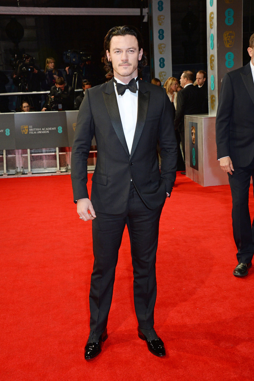 Luke Evans en los premios BAFTA 2014