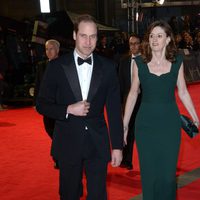 El Príncipe Guillermo en la alfombra roja de los BAFTA 2014