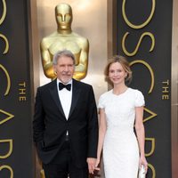 Harrison Ford y Calista Flockart en los Oscar 2014