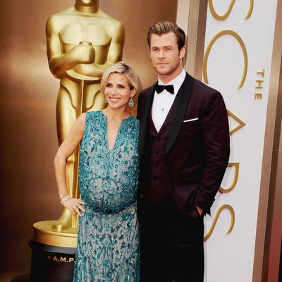 Elsa Pataky y Chris Hemsworth en los Premios Oscar 2014