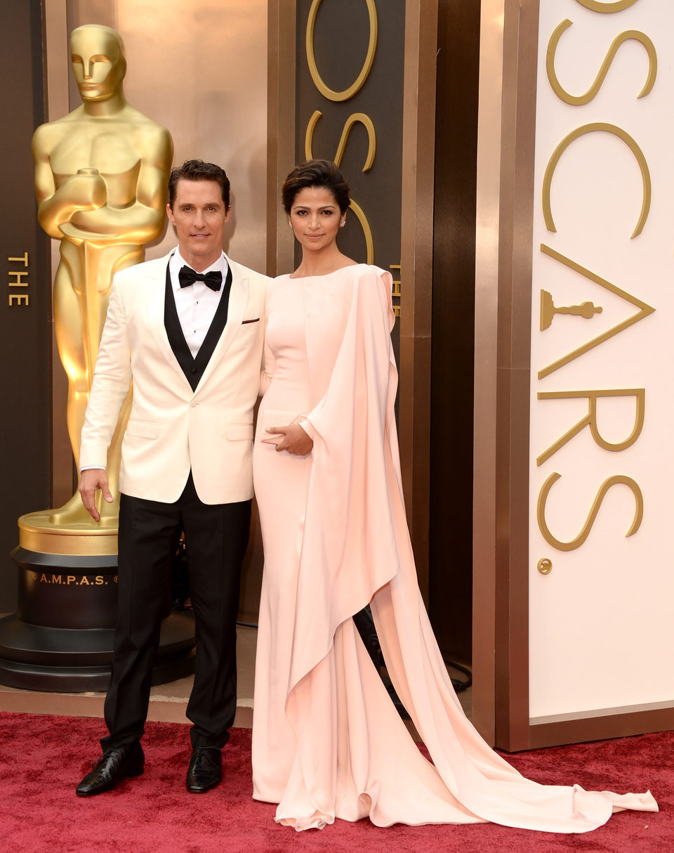 Matthew McConaughey y Camila Alves en los Oscar 2014