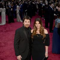 Christian Bale y Sibi Blazic en los Oscar 2014