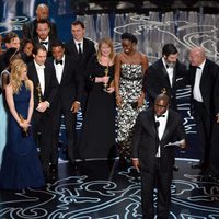 El equipo de '12 años de esclavitud', mejor película de los Oscar 2014