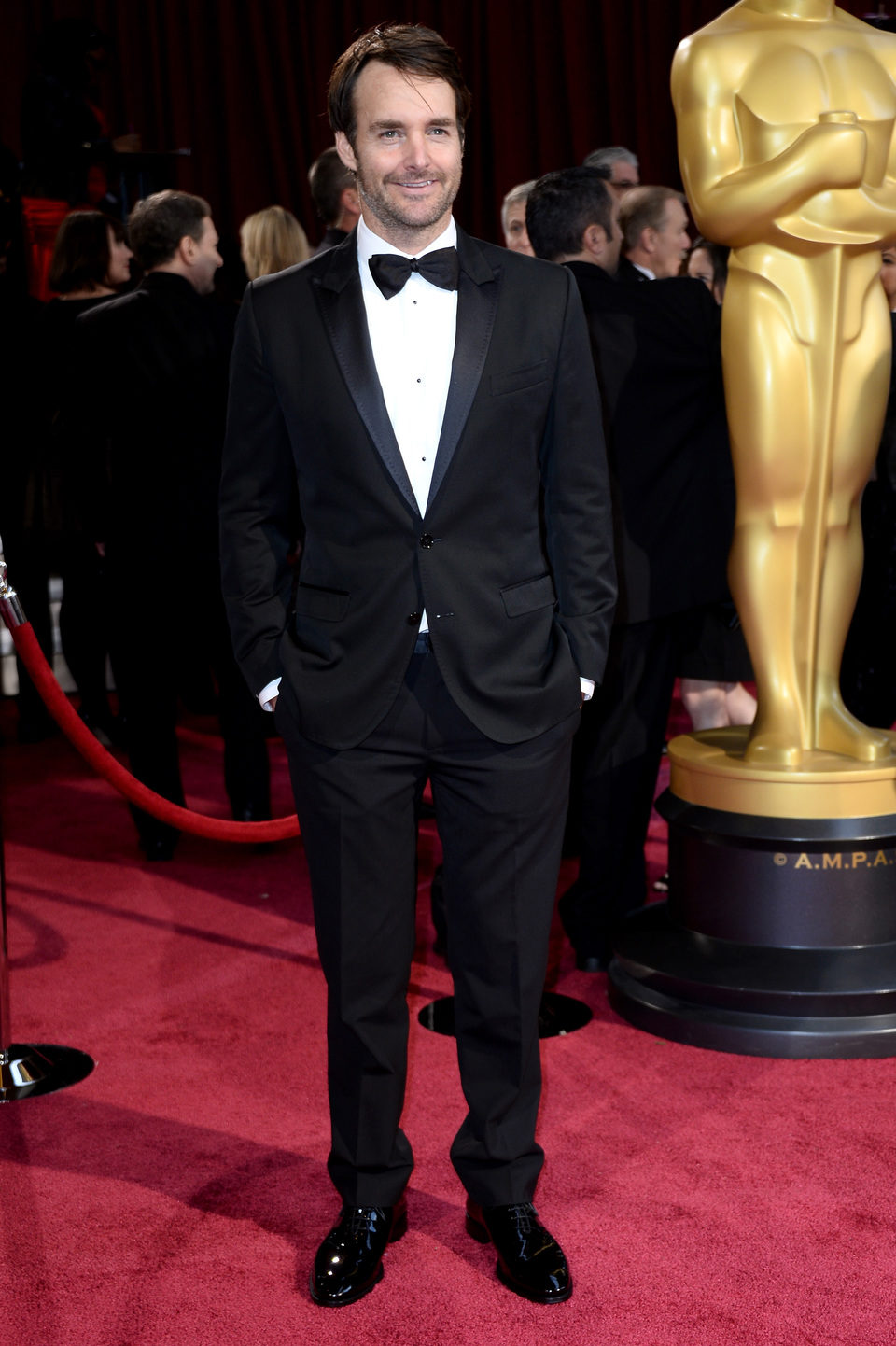 Will Forte en la alfombra roja de los Oscar 2014