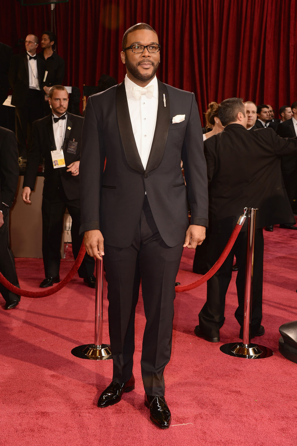 Tyler Perry en la alfombra roja de los Oscar 2014