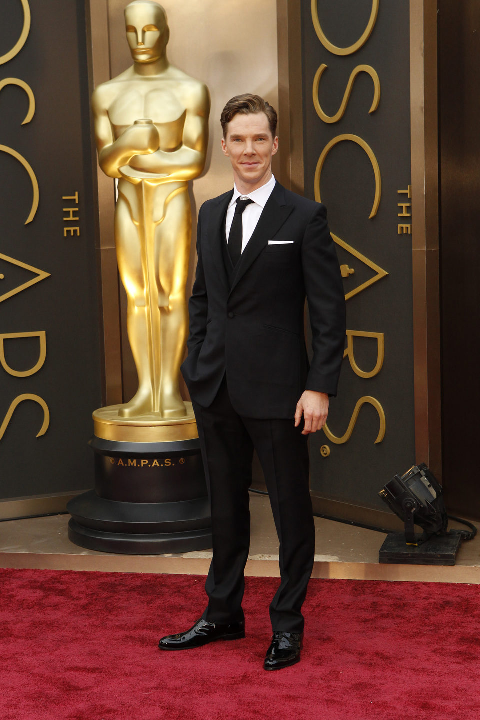 Benedict Cumberbatch en los Oscar 2014