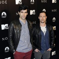 Tamar Novas y Jan Cornet en la premiere de 'Noé' en Madrid