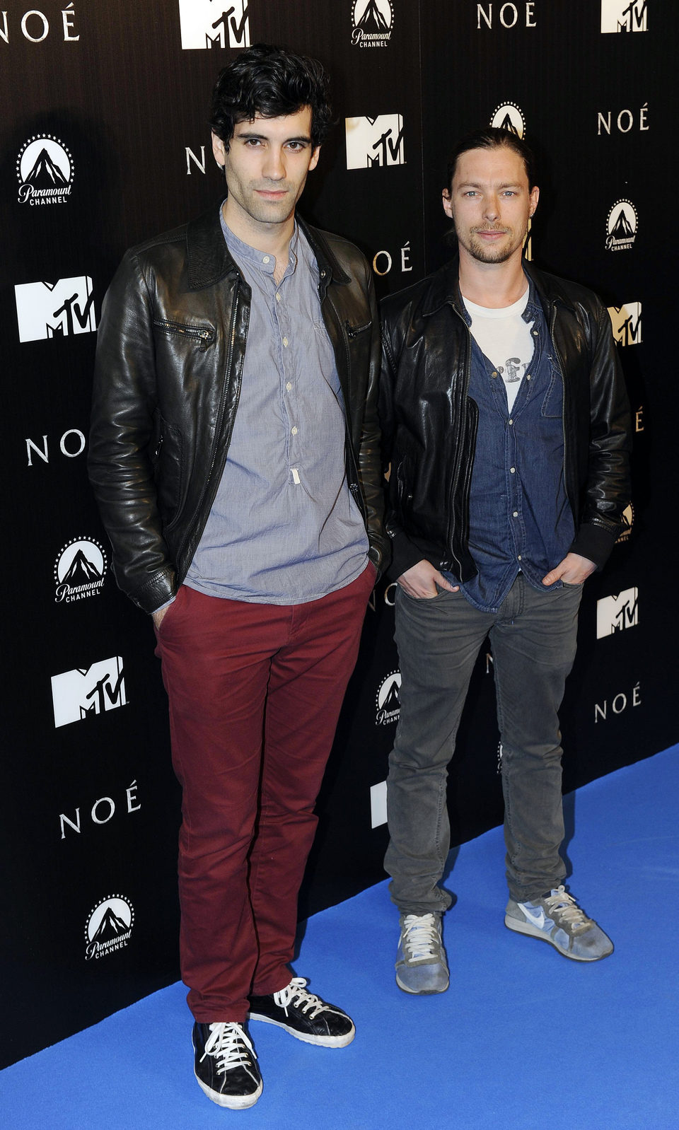 Tamar Novas y Jan Cornet en la premiere de 'Noé' en Madrid