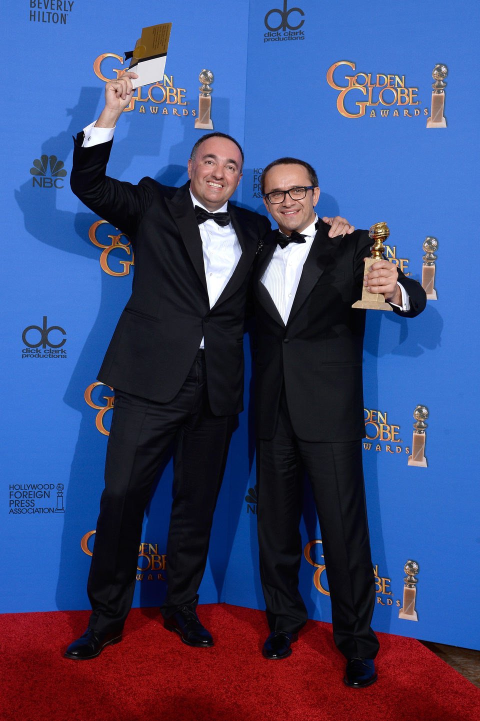 Alexander Rodnyansky y Andrey Zvyagintsev, ganadores del Globo de Oro 2015 a la mejor película extranjera