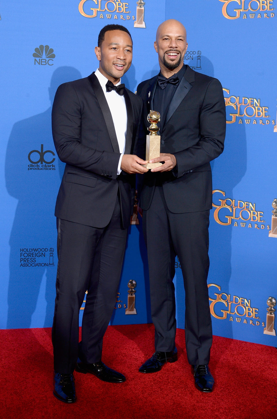 John Legend y Common, ganadores del Globo de Oro 2015 a la mejor canción