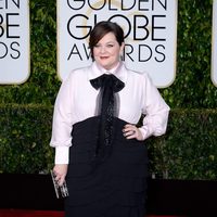 Melissa McCarthy en la alfombra roja de los Globos de Oro 2015