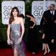 Dakota Johnson en la alfombra roja de los Globos de Oro 2015