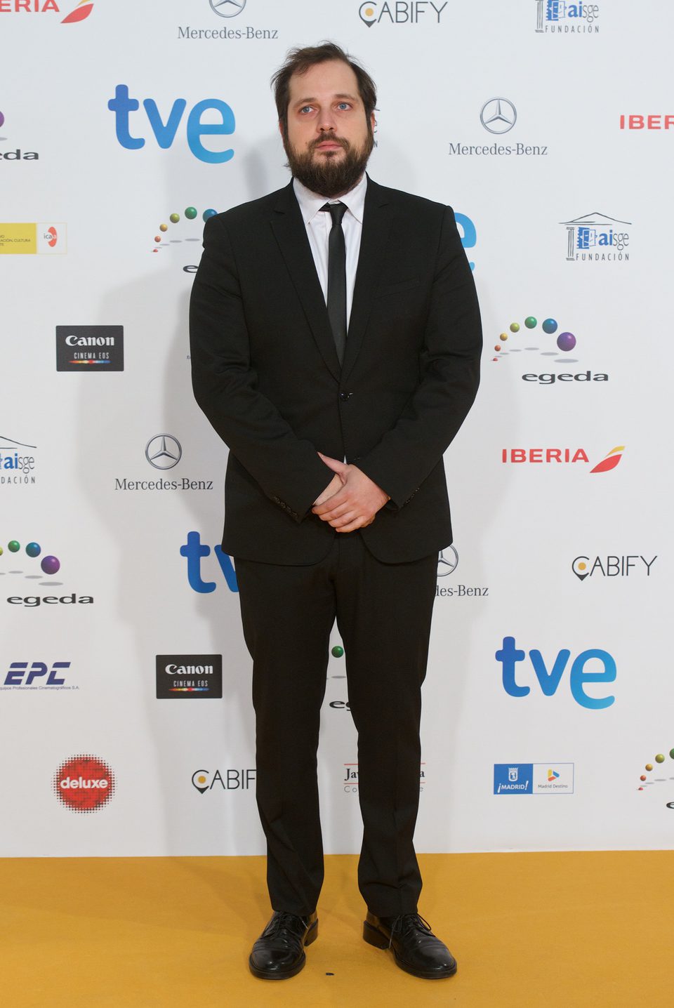 Carlos Vermut en los Premios José María Forqué 2015