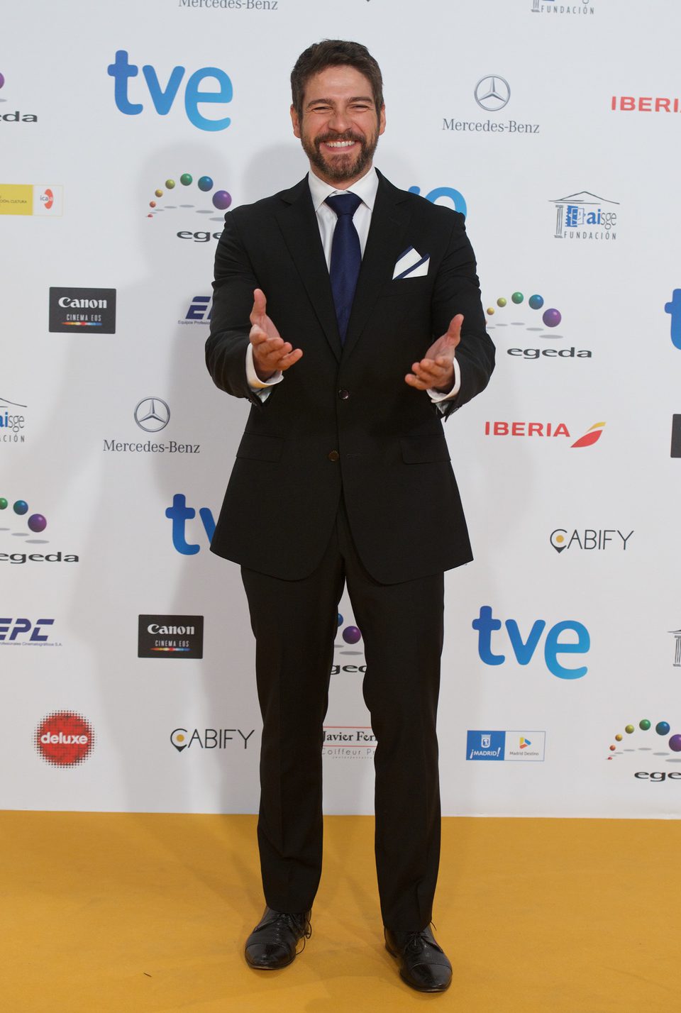 Félix Gómez en los Premios José María Forqué 2015